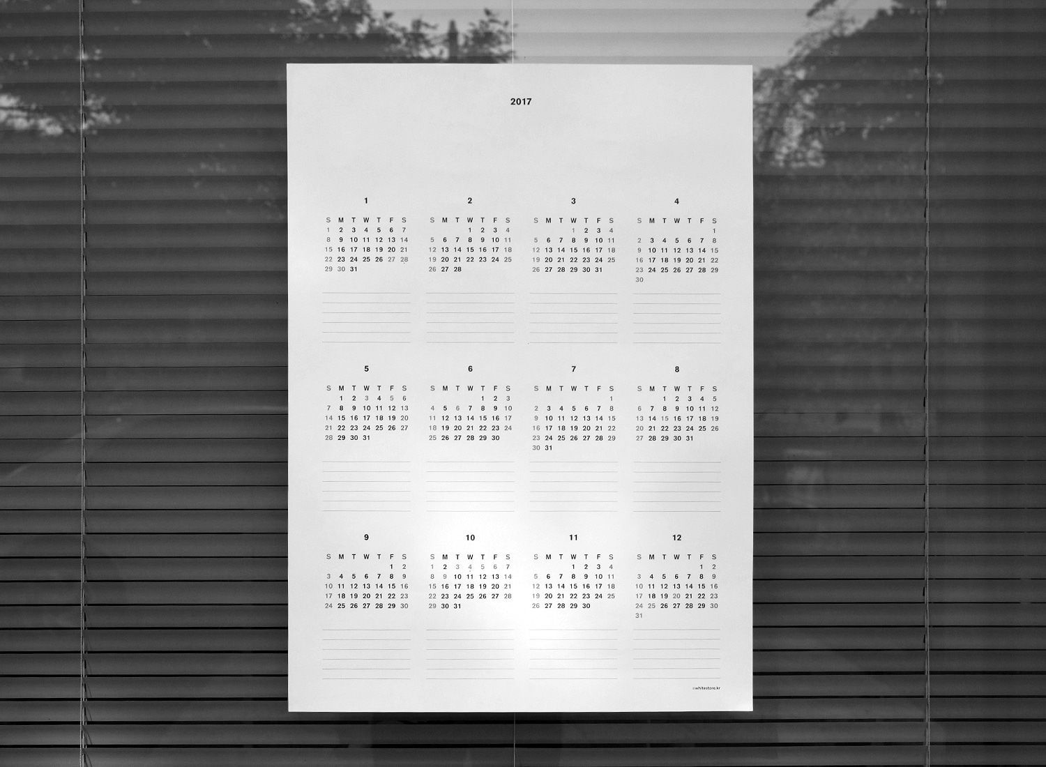 2017 Wall Calendar 01
